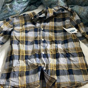 Long-Sleeve Smocked Cotton-Shirt for Women